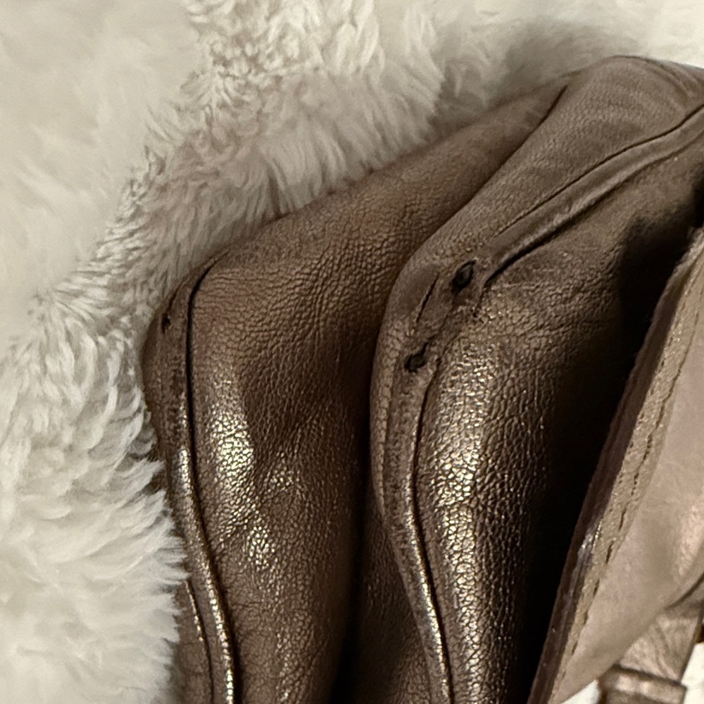 Vintage Metallic Ferragamo Shoulder Bag - Picture 5 of 16